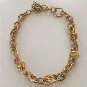 Michael Kors Couture Gold Toggle Chain Necklace